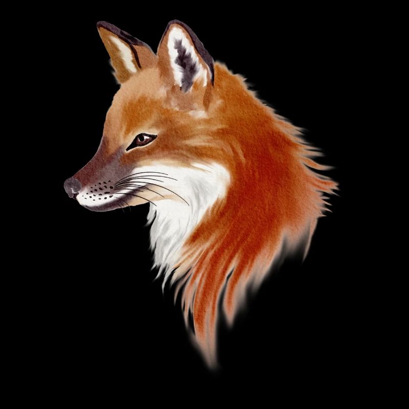 Fuchs Aquarell