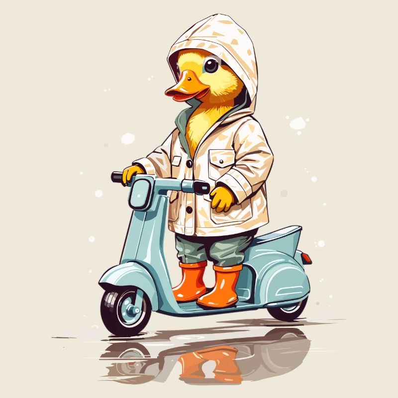 Duck with Roller