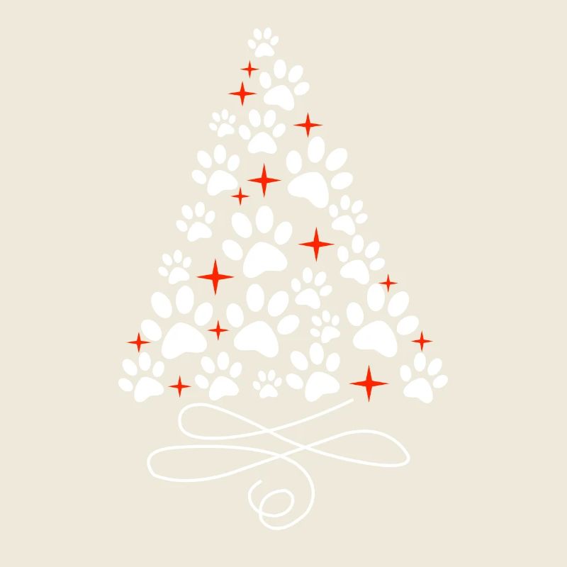 Joyeux Noël chien sapin de Noël