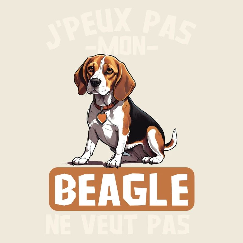 Chien de race beagle