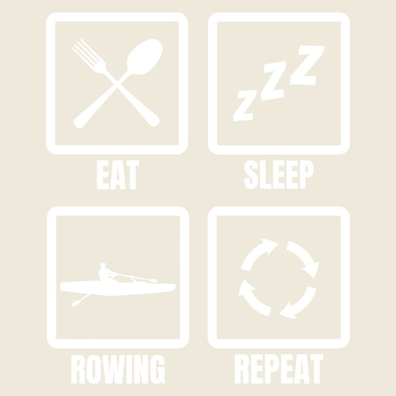 Eating, sleeping, rowing, repeating