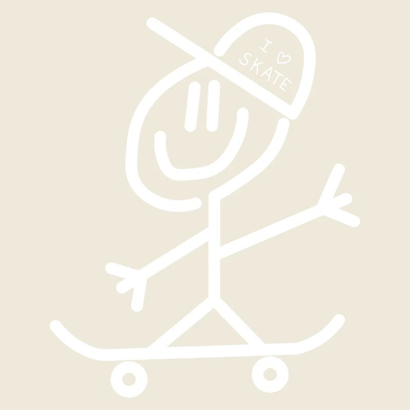 Figurine de bâton de skateboard