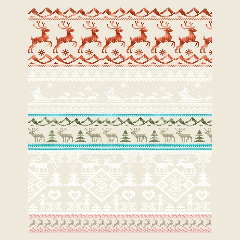 Knitted Christmas Pattern