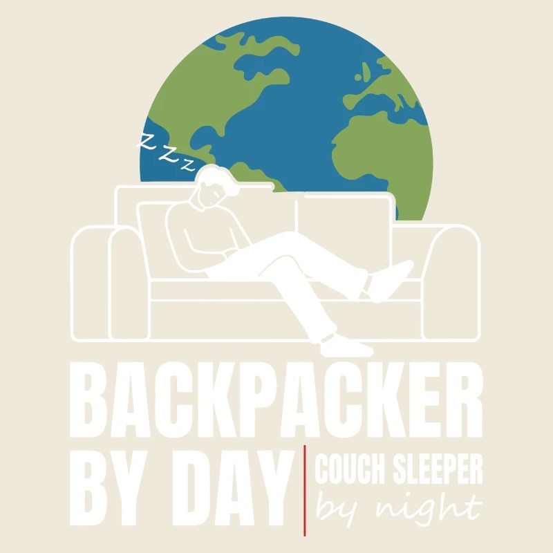 Backpacker le jour Couch Sleeper la nuit