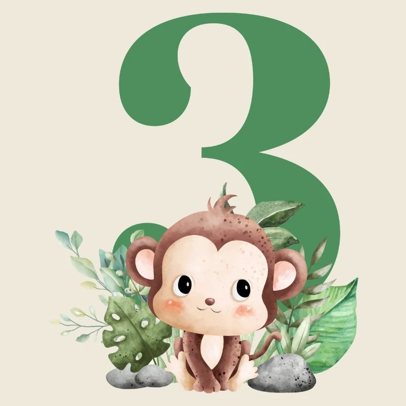 3rd Birthday Monkey Safari