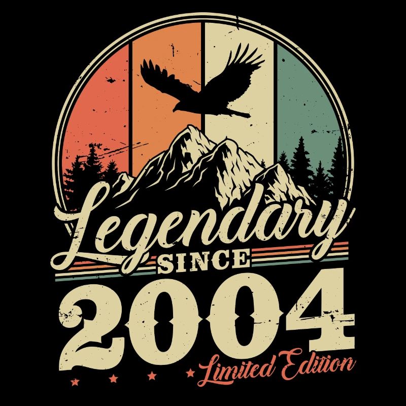 Legendary Since 2004 Vintage Birthday Gift