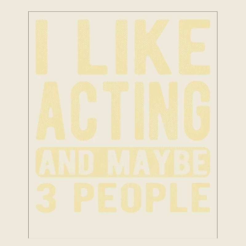 Acting Saying