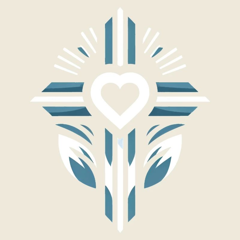 Kreuz mit Herz