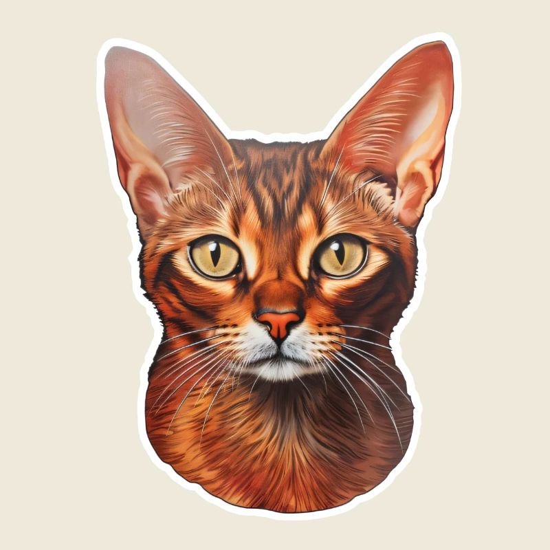 Tête de chat abyssin