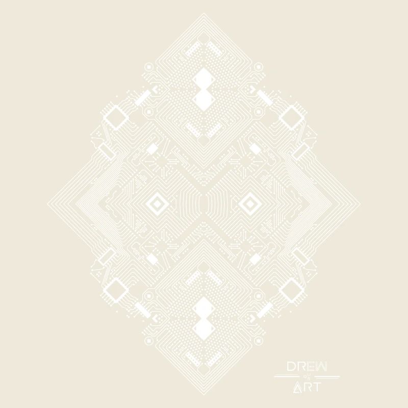 PRINTED CIRCUIT 1 white