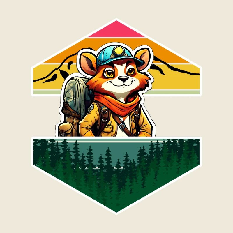 Red Panda Comic Adventure Forest Mountains