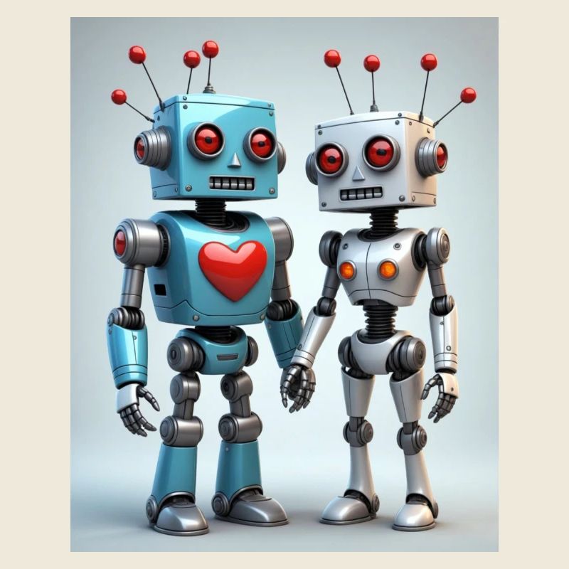 Roboter Pärchen