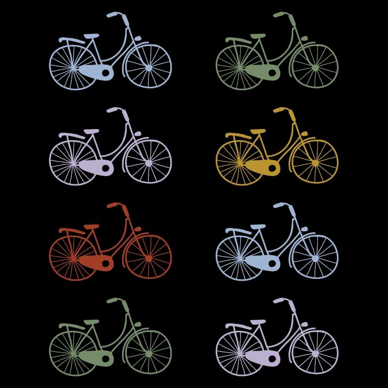 Vélos rétro peints à la main