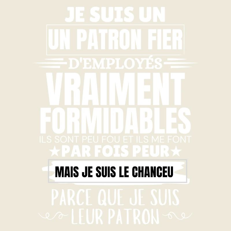 Ich bin stolzer Chef der Mitarbeiter