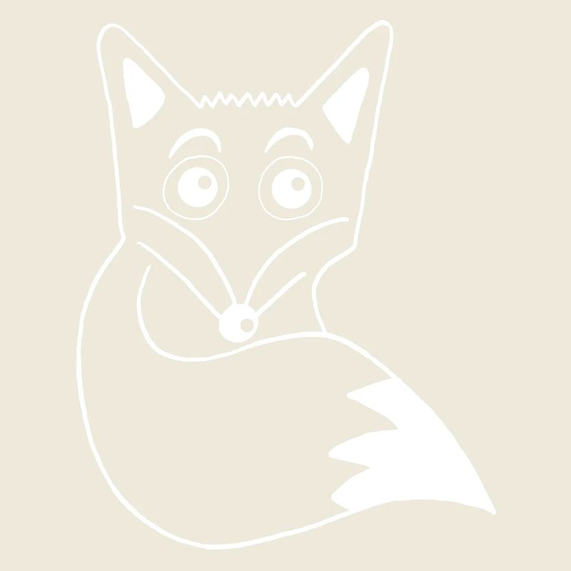 Cute White Fox