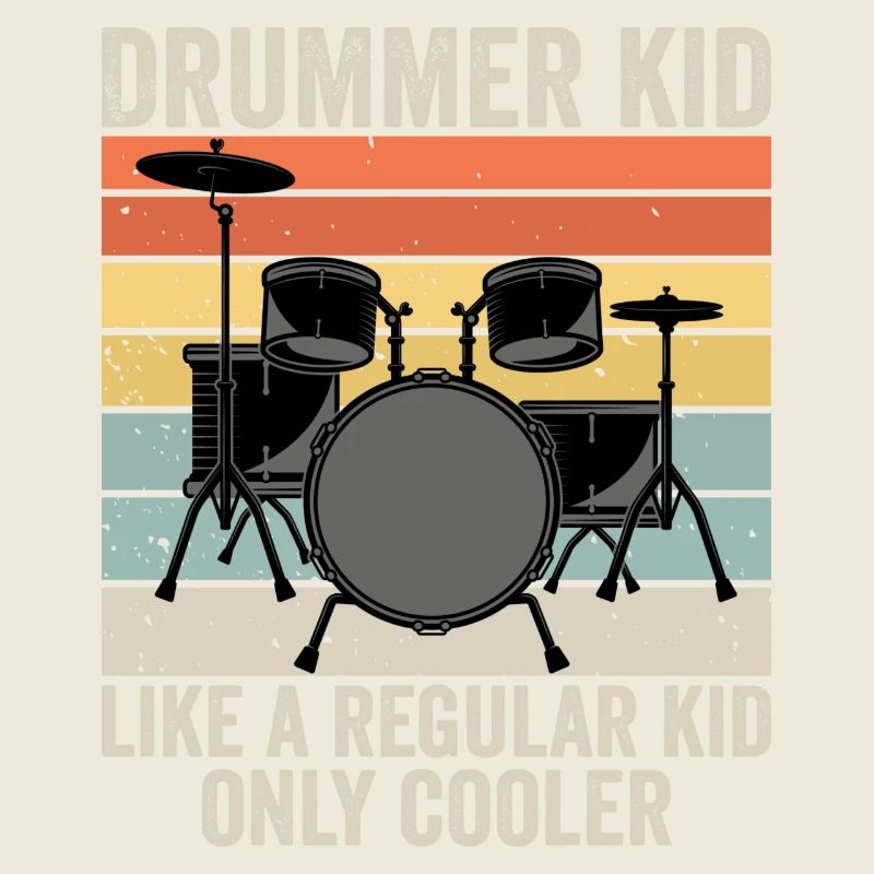 Drummer Kid wie ein normales Kind nur cooler