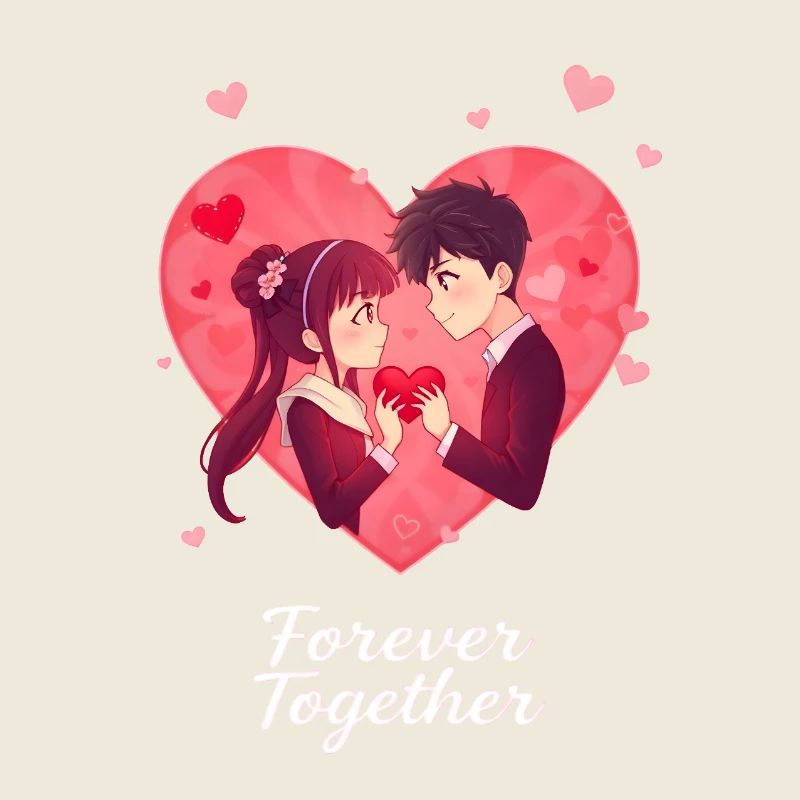 Conception d’anime pour la Saint-Valentin