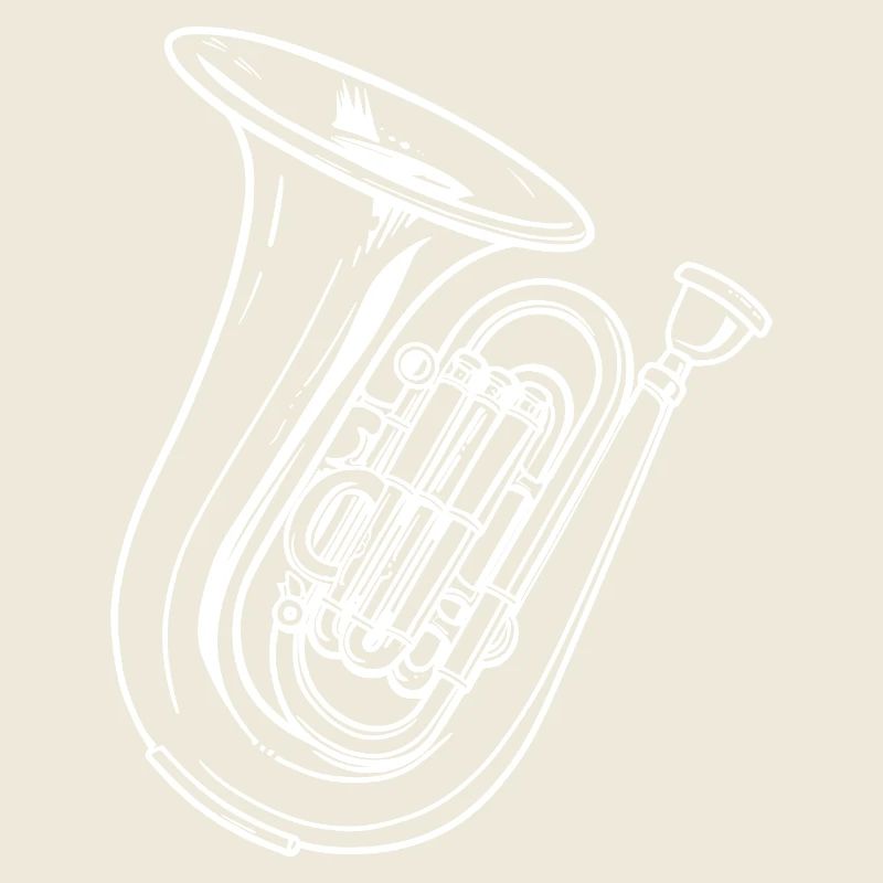 Dessin de tuba