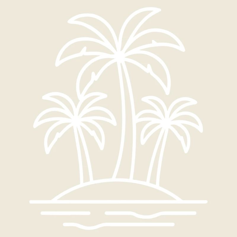 Palmen Insel Urlaub