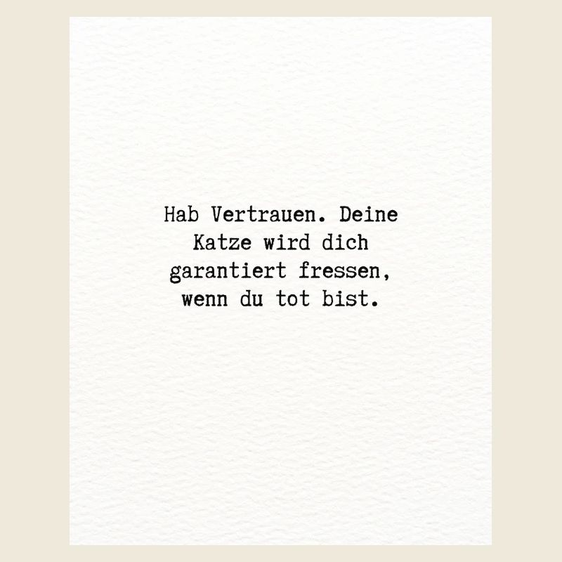 Hab Vertrauen