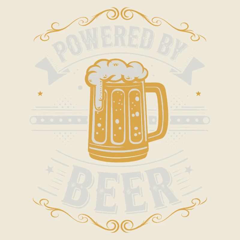 Humorous Poweree Beer Design