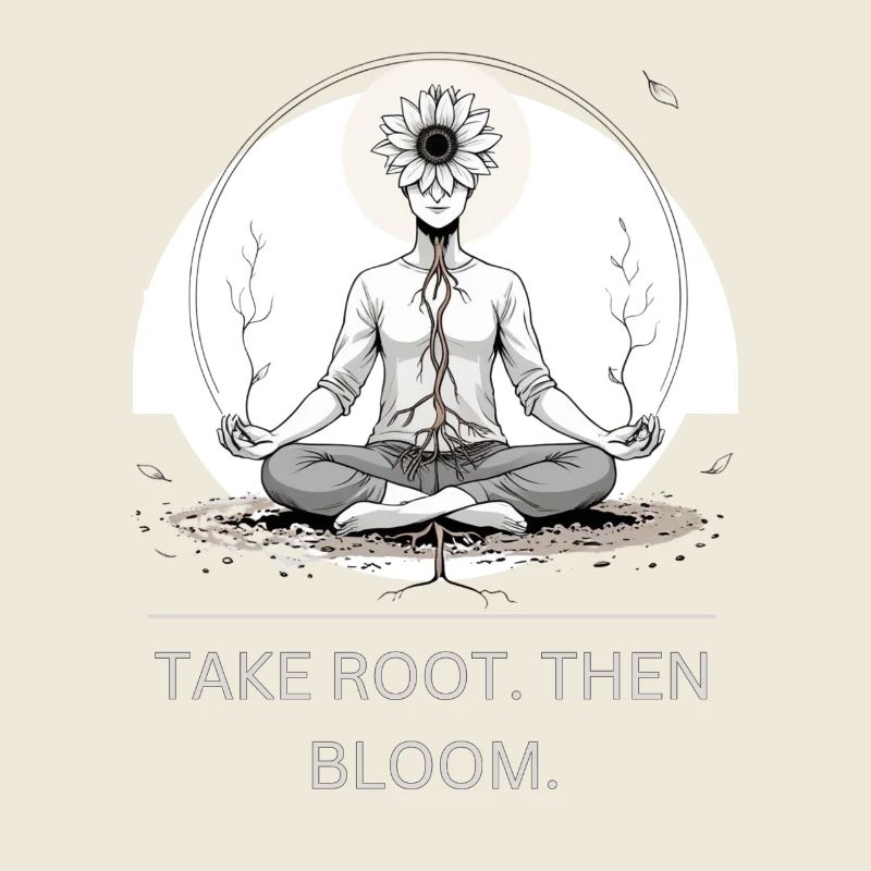 Méditation des racines Fleur Mandala