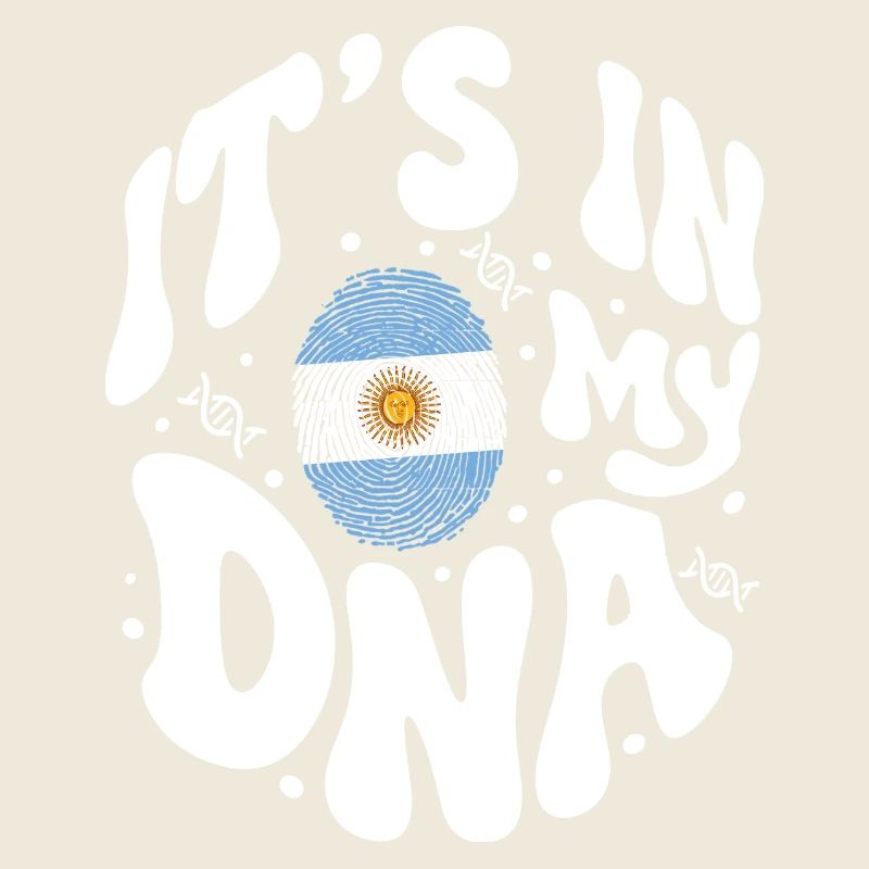 ADN argentin Drapeau argentin Hispanique