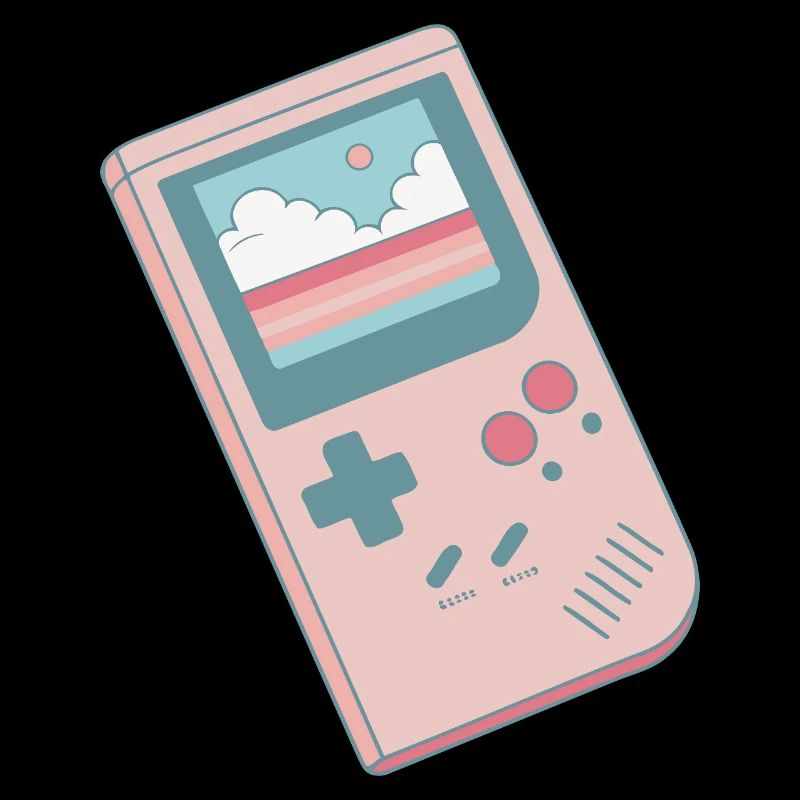 Pastel retro console table