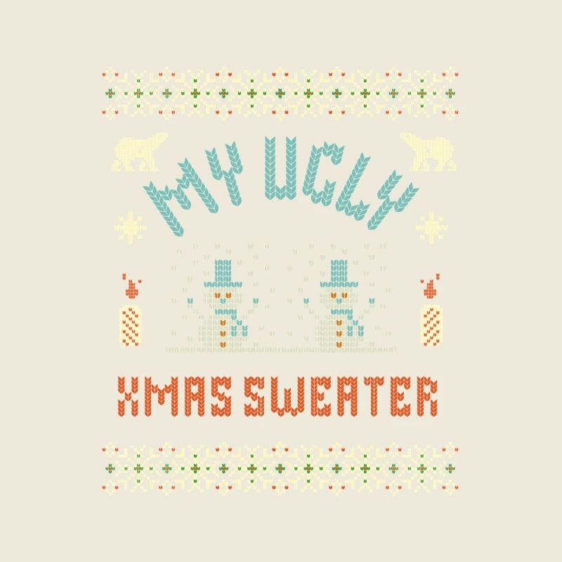 My Ugly Xmas Sweater – Lustiges Pixel-Weihnachtsde