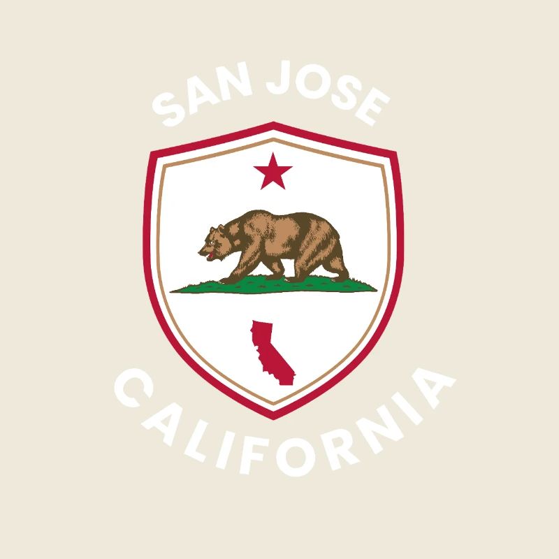 San Jose Shield Bear Emblem