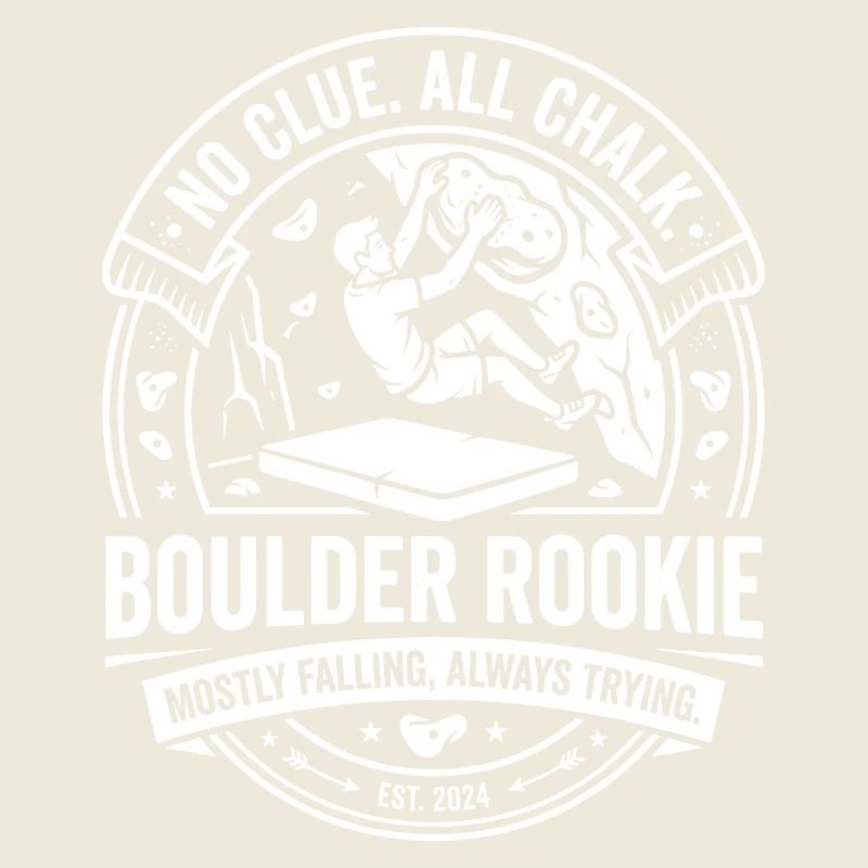 Boulder Rookie Climbing Logo
