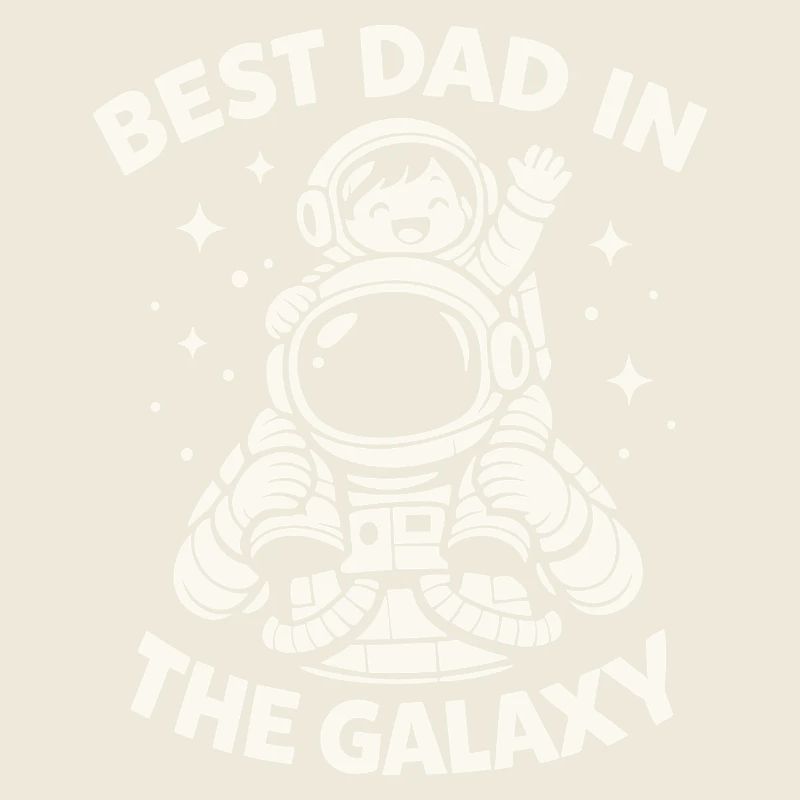 Papa Kind Astronaut Geschenk Vatertag
