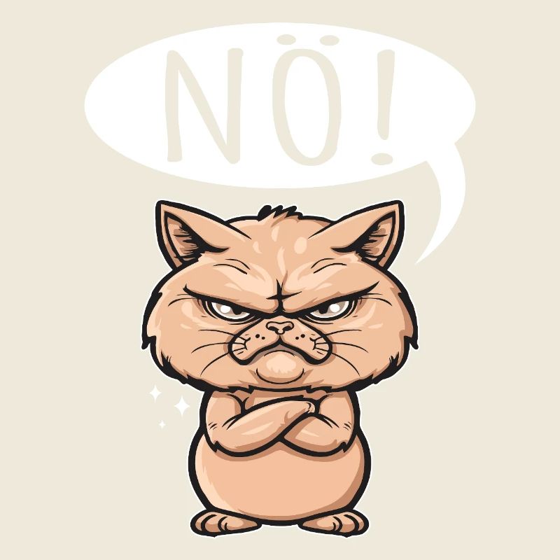 Quelque chose comme non - le chat dit non