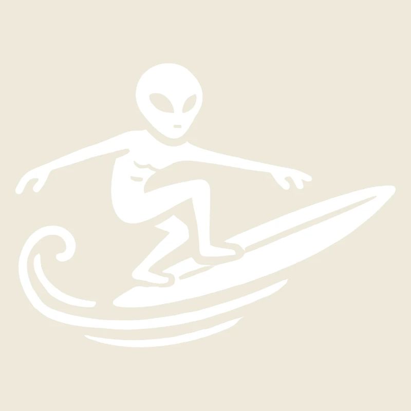 Alien Surfer Surf Planche de surf Surf d’été