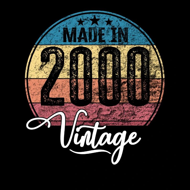 Vintage Fabriqué en 2000 Année de naissance 2000 Anniversaire