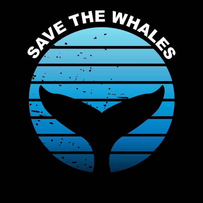 Save the Whales Ocean Orca Blue Whale Humpback Whale