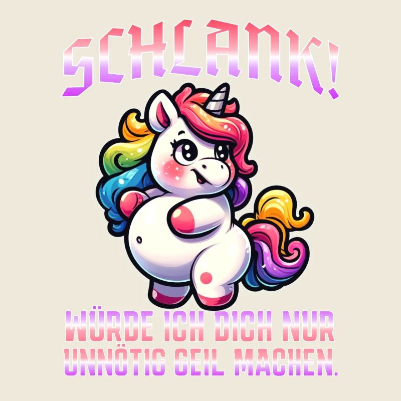 Schlank & Selbstbewusst: Ironisches Statement