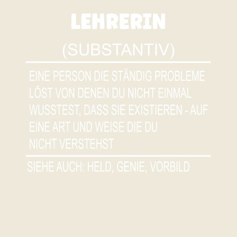 Wörterbuch Erklärung Lehrerin Held, Genie, Vorbild