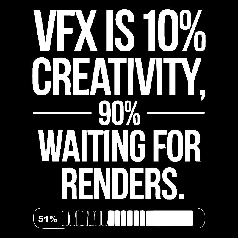 VFX, c’est 10% de créativité et 90% d’attente de rendu