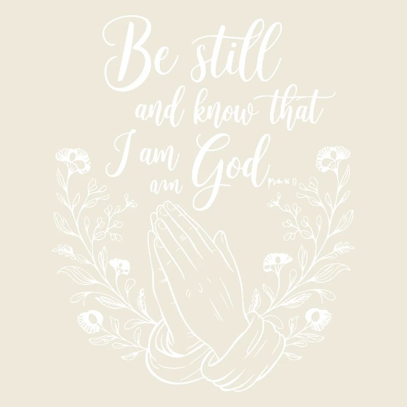 Be still and know that I’m god