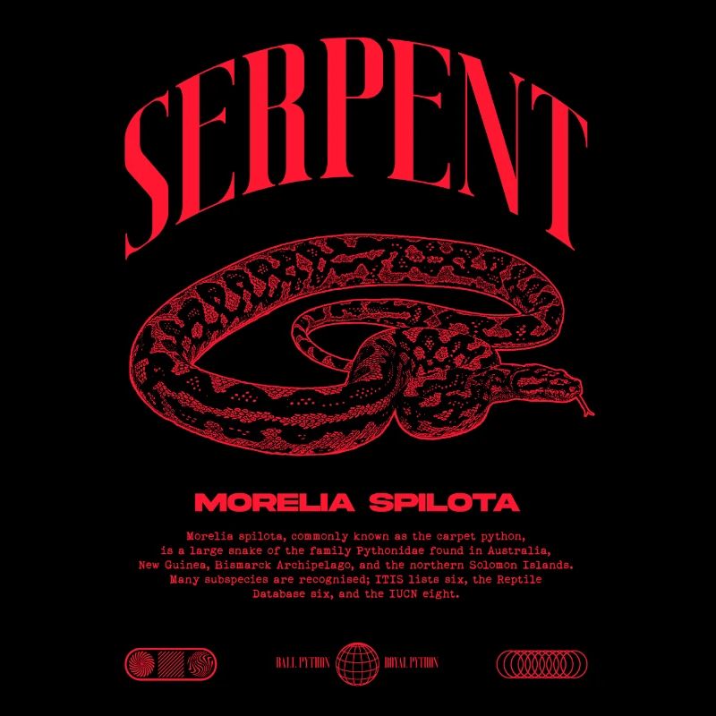 Teppich Python Moderne Reptile Keeper Streetwear