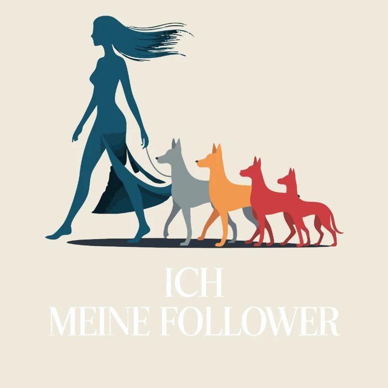 Moi et mes abonnés – Dog Humor Design