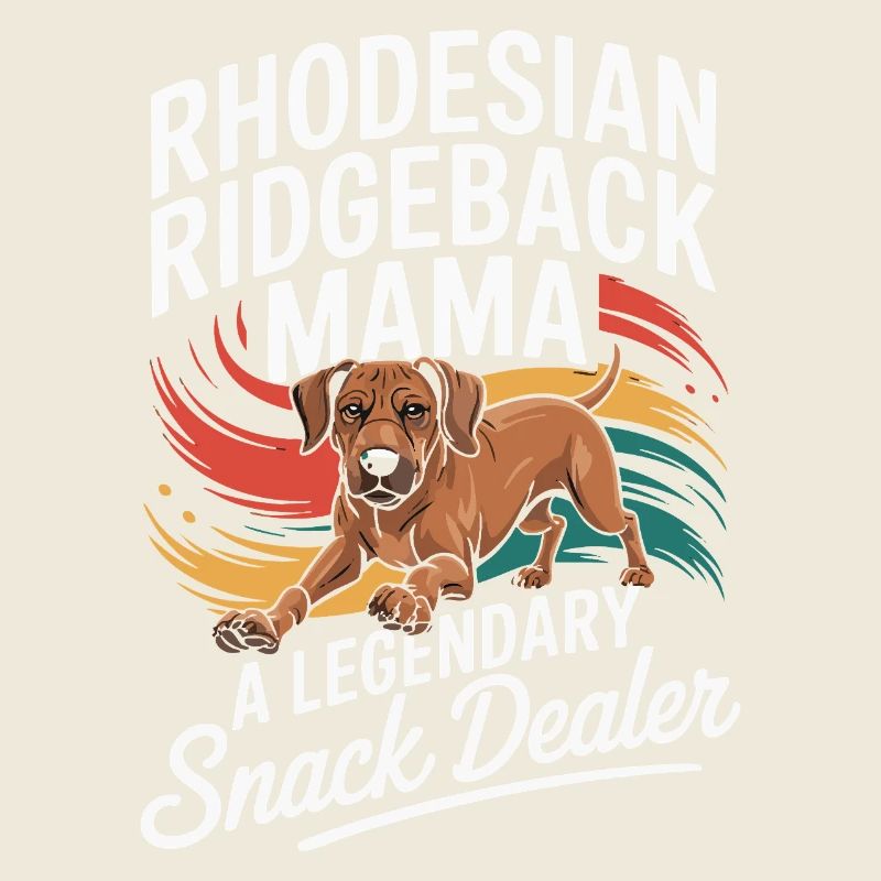 Rhodesian Ridgeback Mama, marchand de collations légendaire