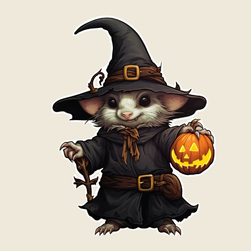 Magicien de la souris d’Halloween