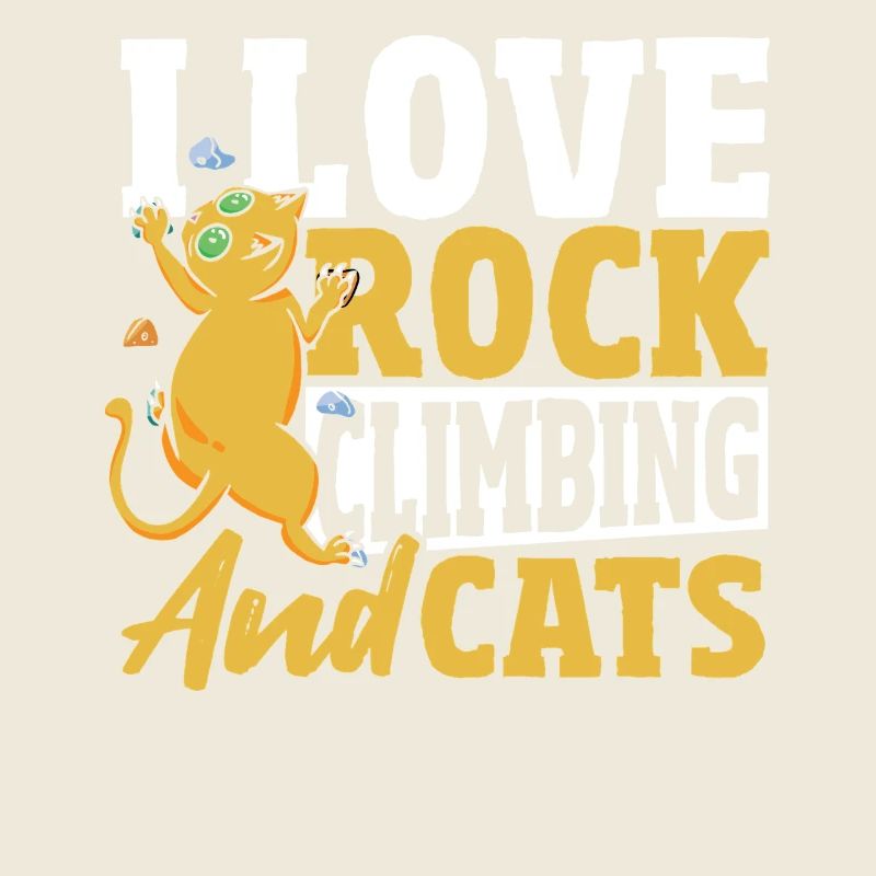 Grimpeurs J’adore l’escalade et les chats