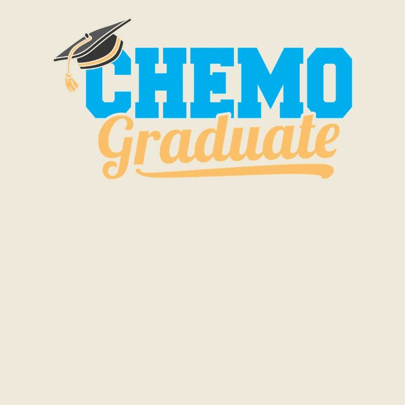 Chemo -Absolventen Chemotherapie -Krebsbewusstsein