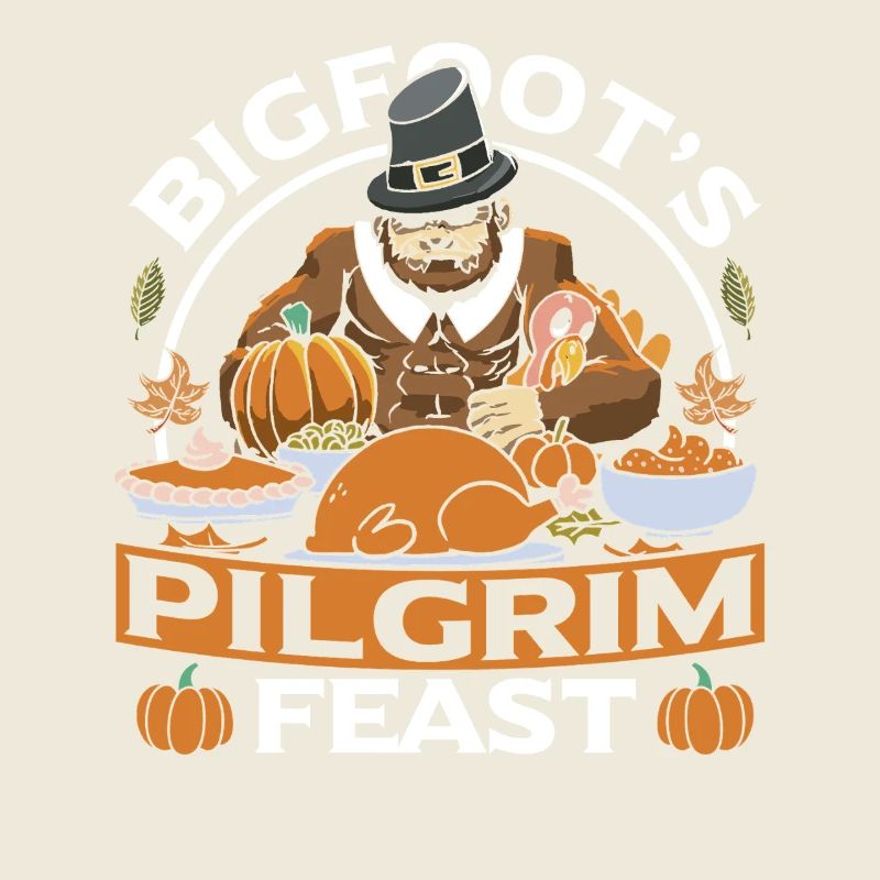 Feiertag Bigfoot Erntedankfest