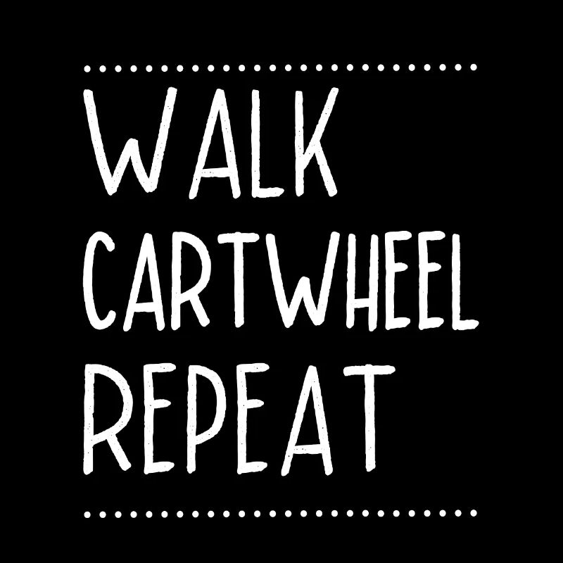 Cartwheeling Acrobat Walk Cartwheel Repeat