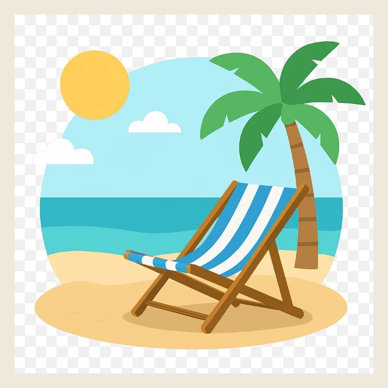 Pure relaxation: Your lounger is waiting on the beach