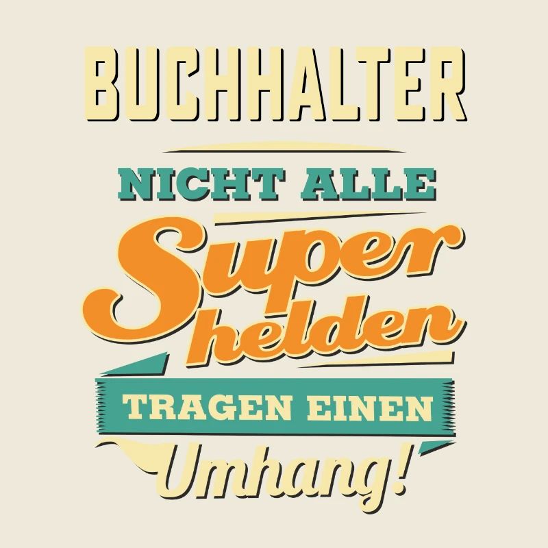 Superhelden Umhang - Buchhalter - RAHMENLOS Beruf